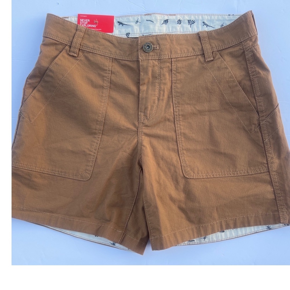 The North Face Womens Brown Utility Hiking Shorts Size 0 Long NWT Standard Fit